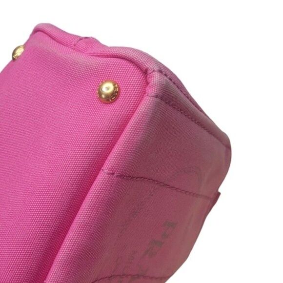 💖PRADA Pink Canvas Crossbody/Handbag, shoulder Authentic - Picture 9 of 16